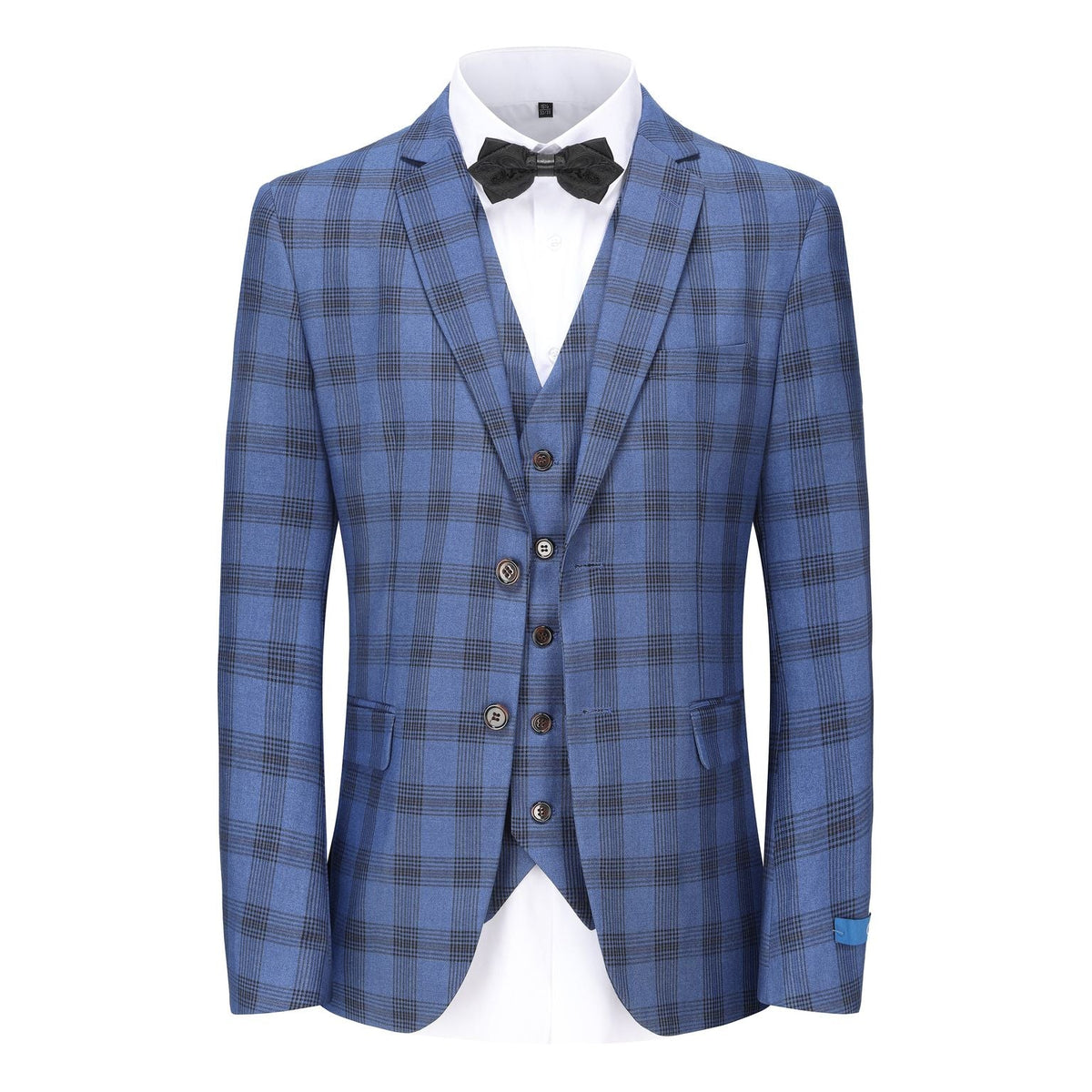 Braveman Men's Formal Two Piece 2-Piece Slim Fit Cut Suit Set