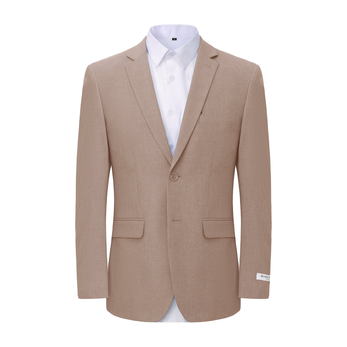 Men's 2-Piece 4-Way Stretch Notch Lapel Slim Fit Suit