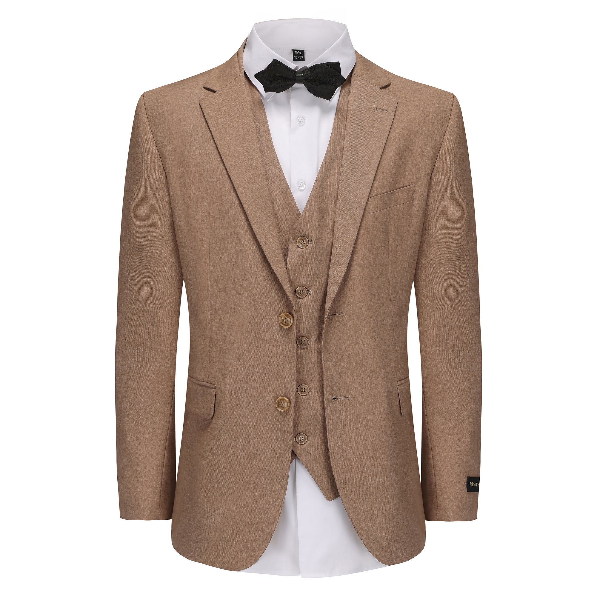 Men's 3-Piece Classic Fit Performance Stretch Suit