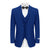 Gino Vitale Men's Skinny Fit 3-Piece Suit (Black, Blue, Charcoal, Grey, Hunter Green, Lt. Beige)