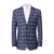 Gino Vitale Men’s Plaid Slim Fit Sportcoat Blazer