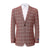 Gino Vitale Men’s Plaid Slim Fit Sportcoat Blazer