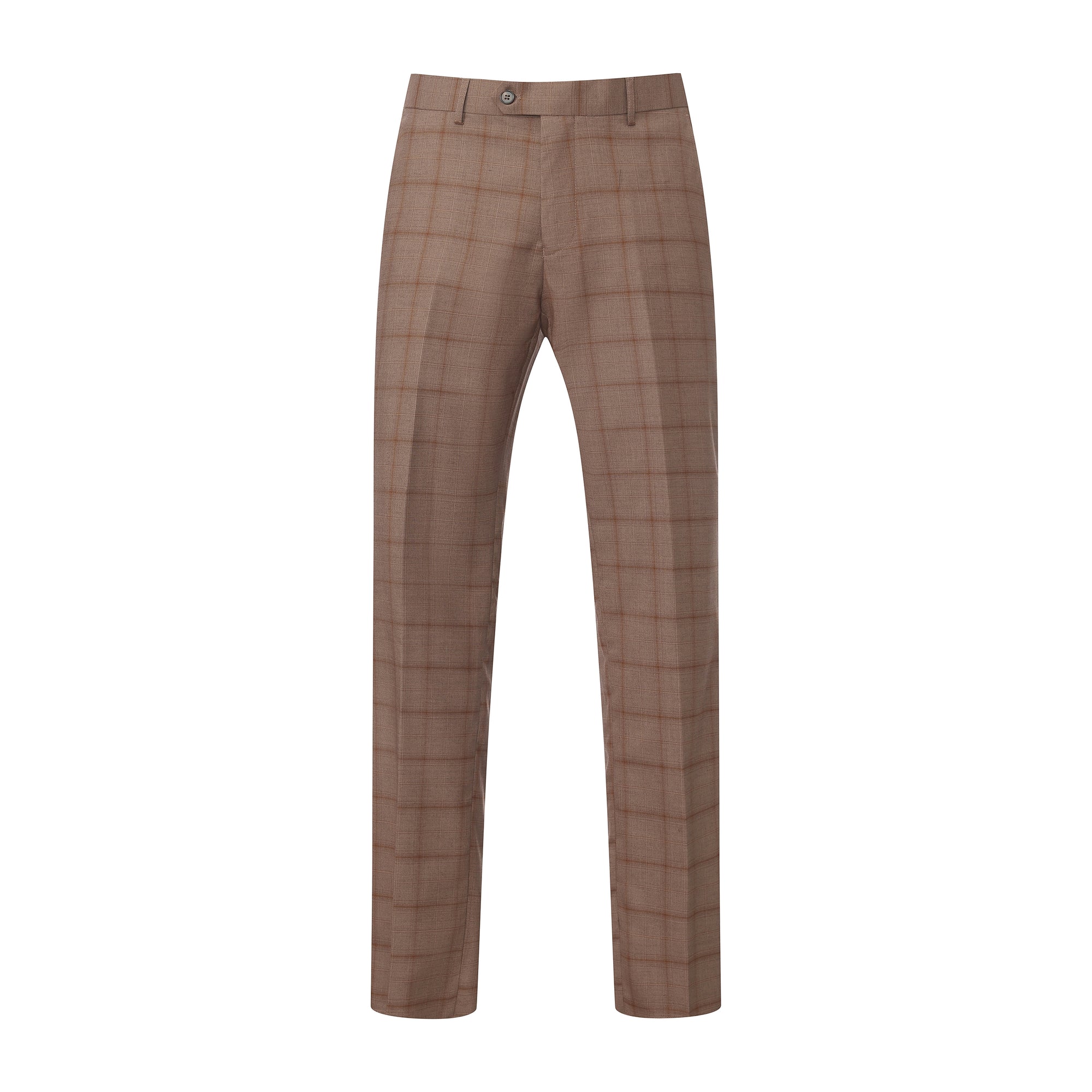 Gino Vitale Slim Fit 2-Piece Performance Four-Way Stretch Plaid Suit