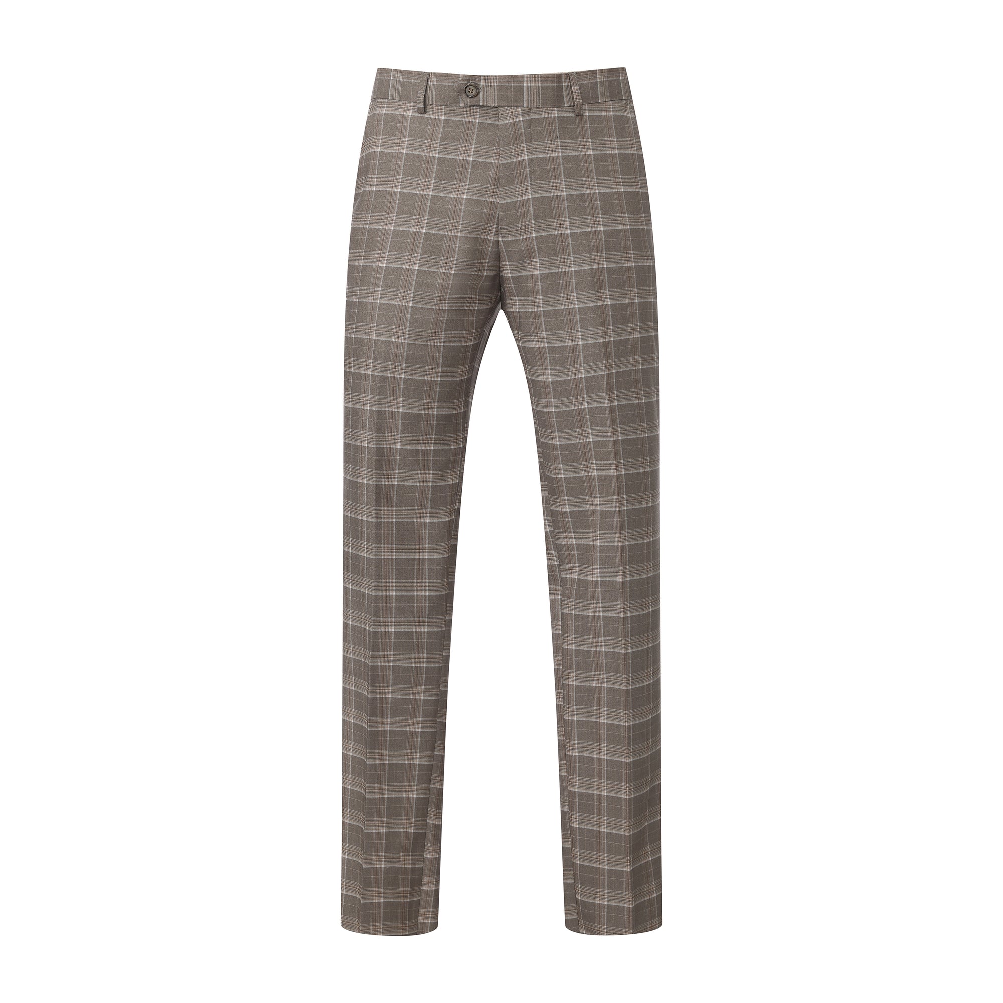 Gino Vitale Slim Fit 2-Piece Performance Four-Way Stretch Plaid Suit