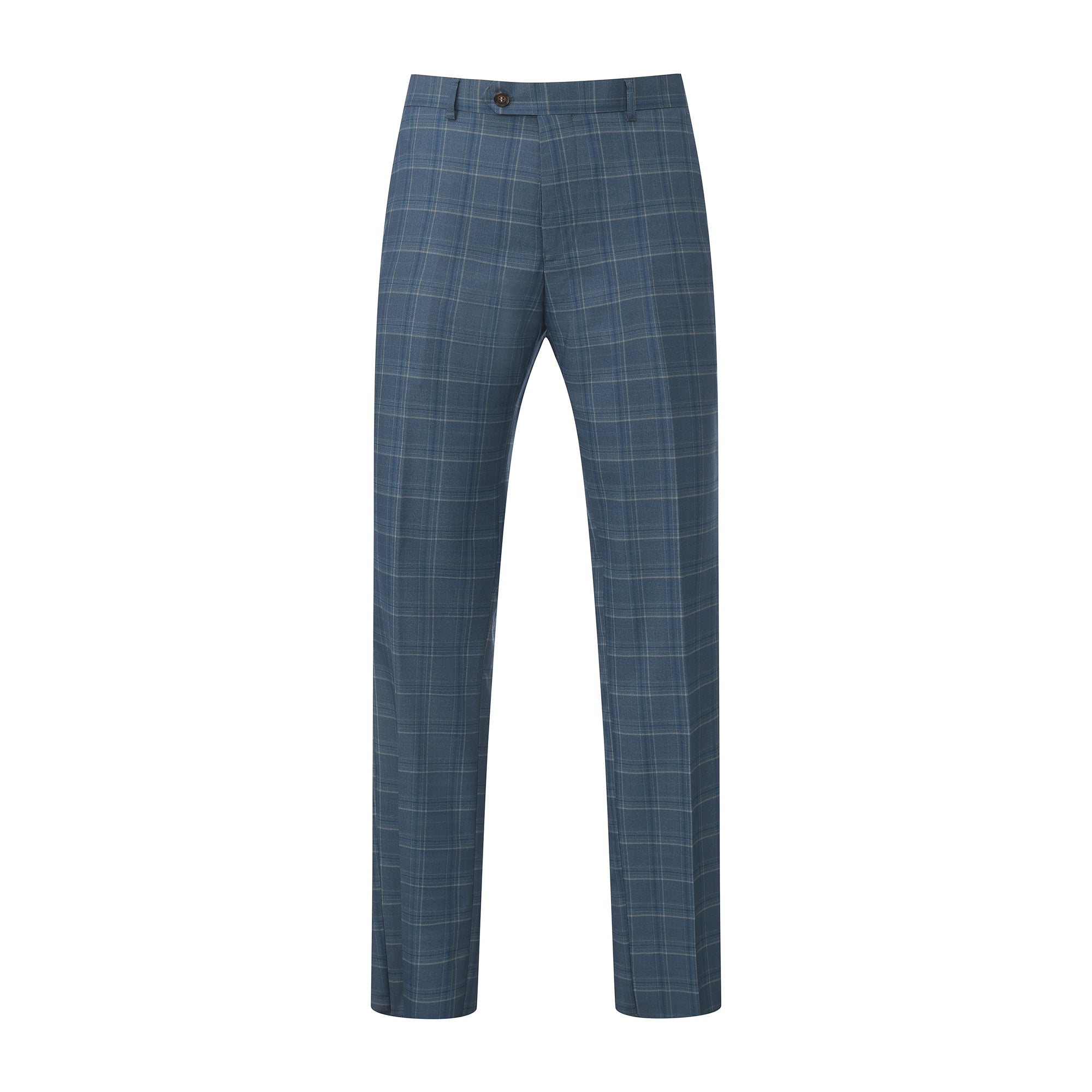 Gino Vitale Slim Fit 2-Piece Performance Four-Way Stretch Plaid Suit