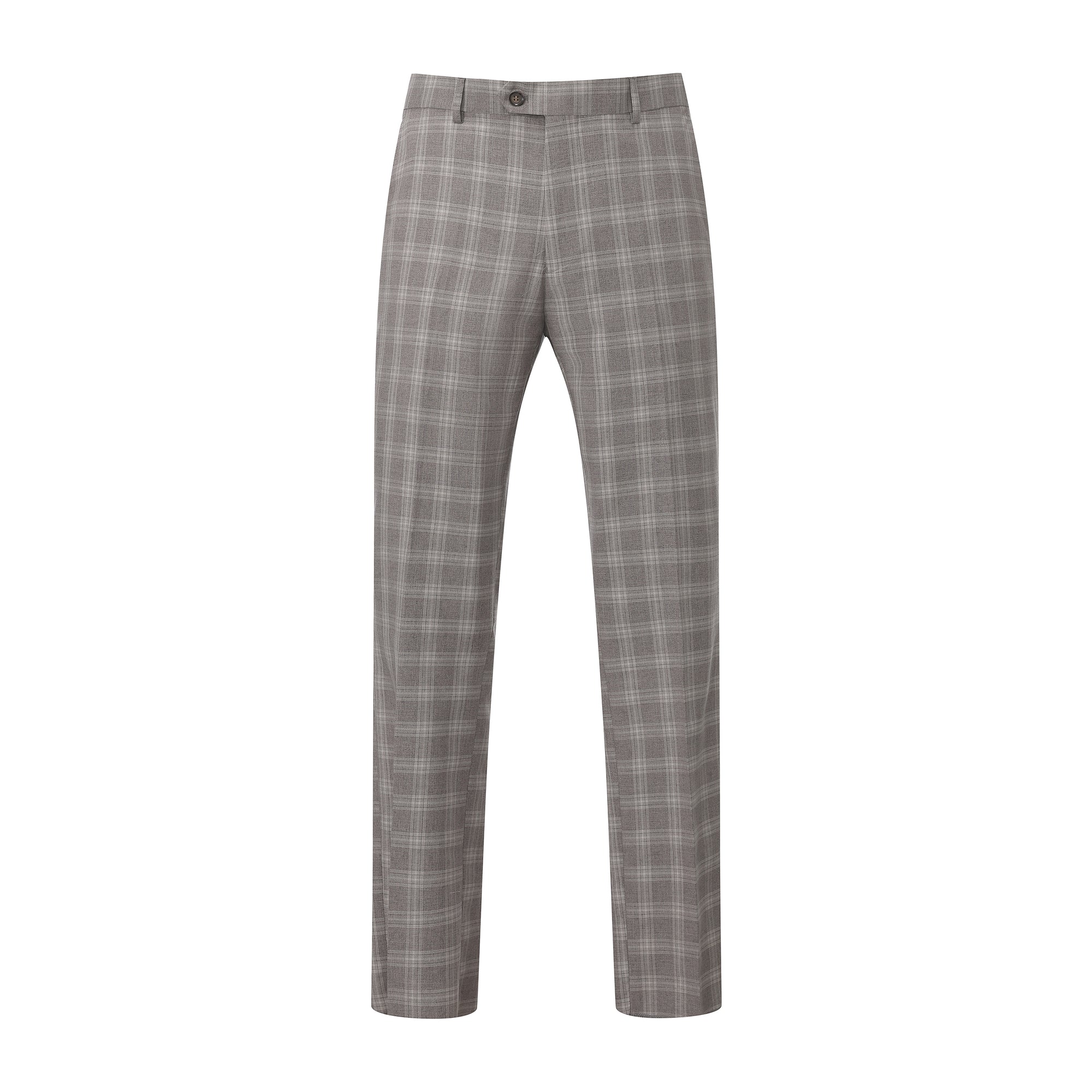 Gino Vitale Slim Fit 2-Piece Performance Four-Way Stretch Plaid Suit