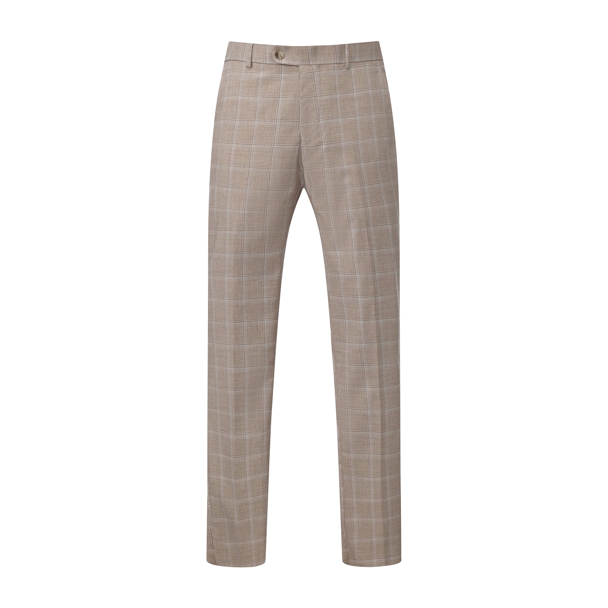 Gino Vitale Slim Fit 2-Piece Performance Four-Way Stretch Plaid Suit