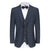 Slim Fit 3PC Tailored Blue Check Suit