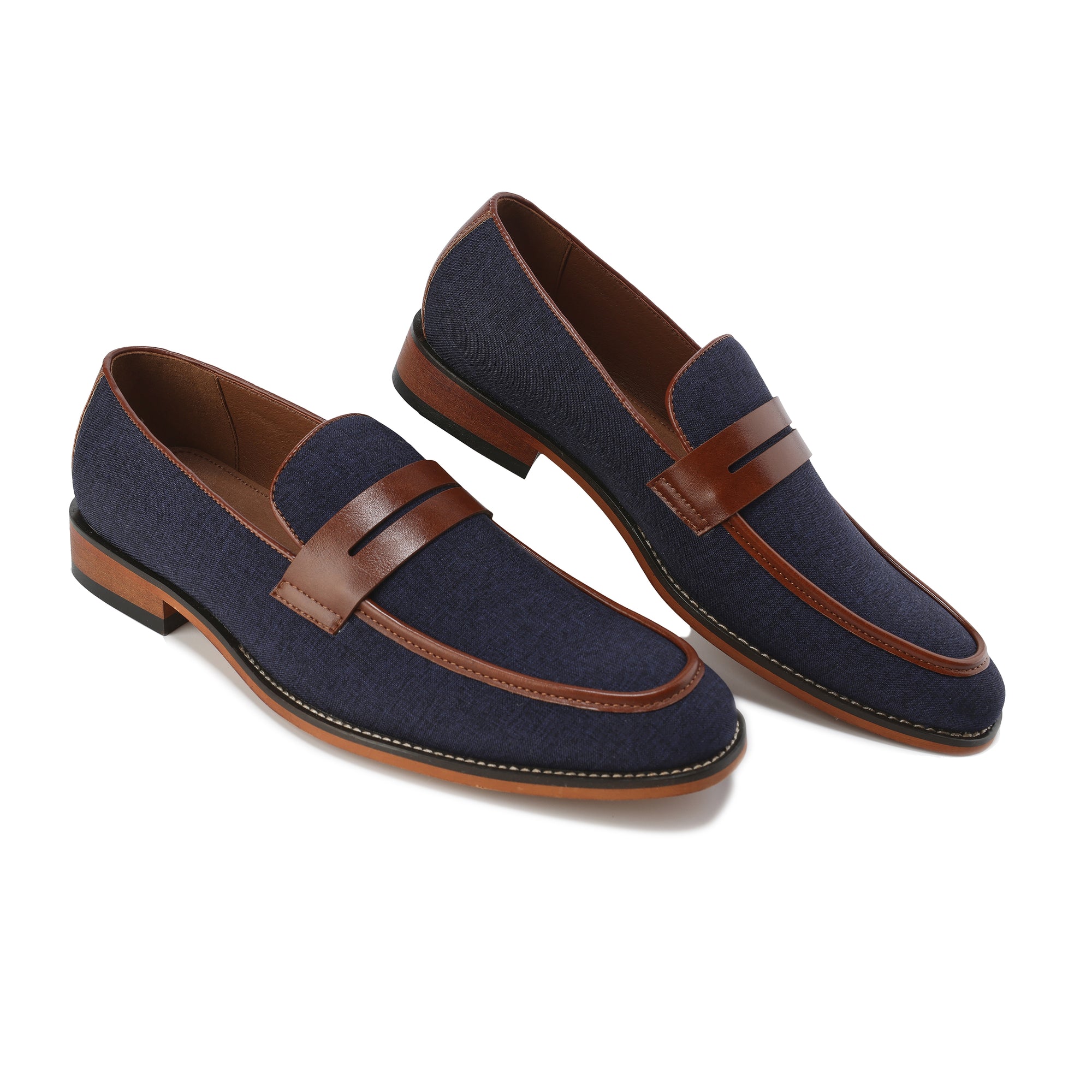 Gino Vitale Moc Toe Penny Slip On Loafer