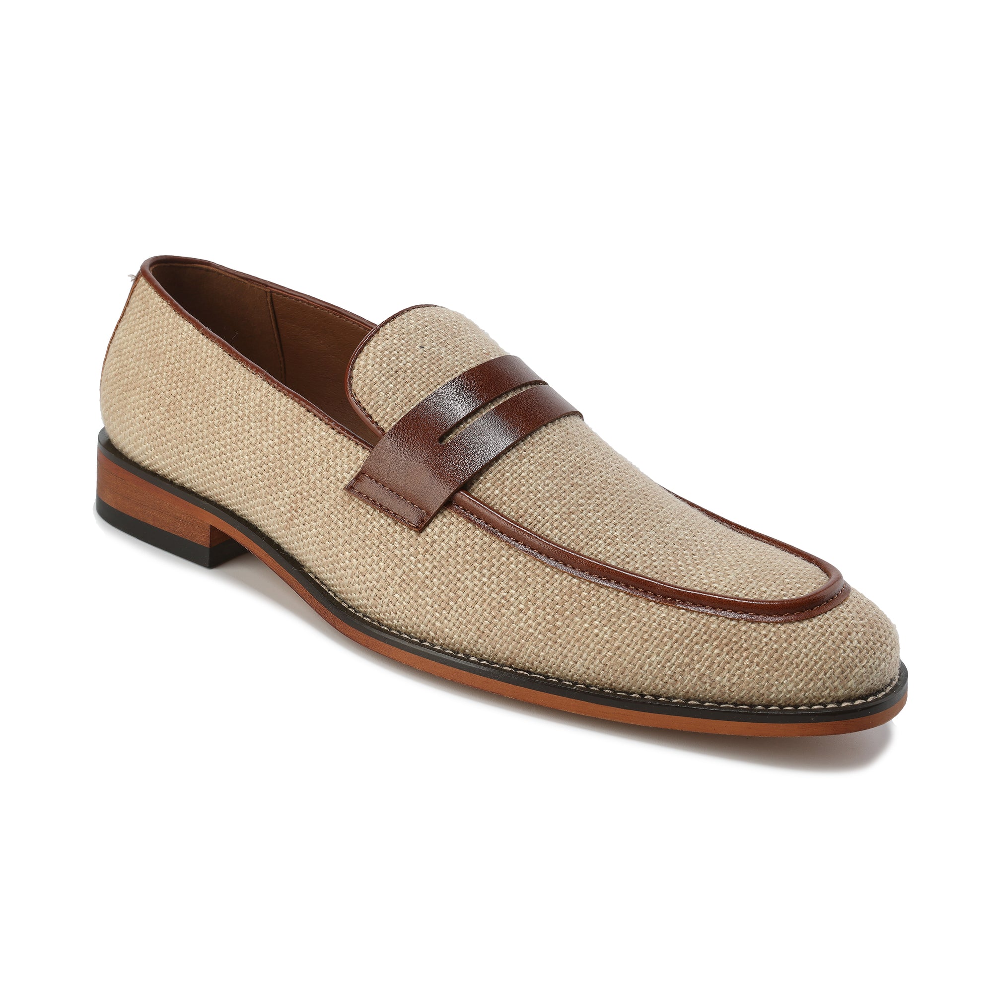Gino Vitale Moc Toe Penny Slip On Loafer