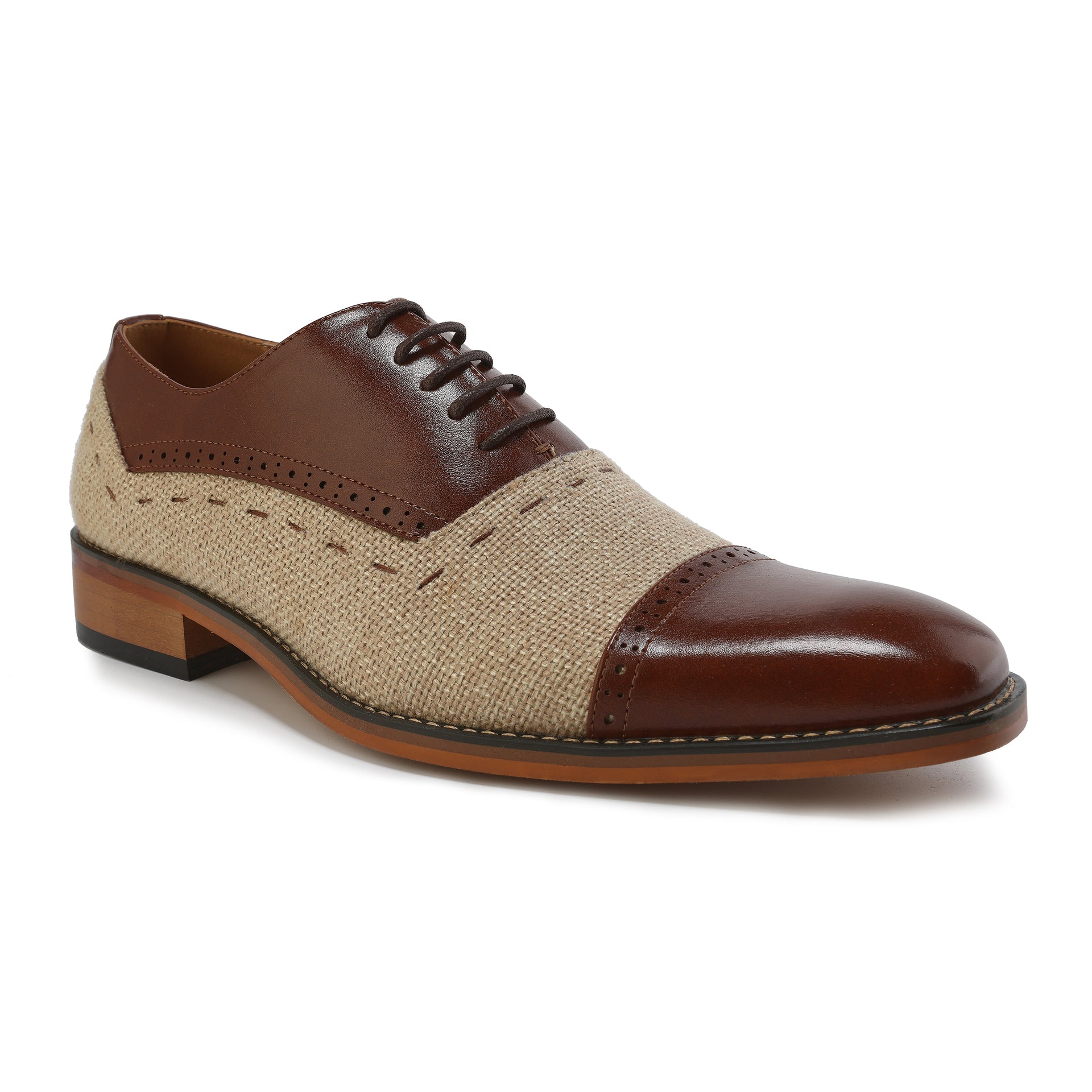 Lace Up Cap Toe Oxford