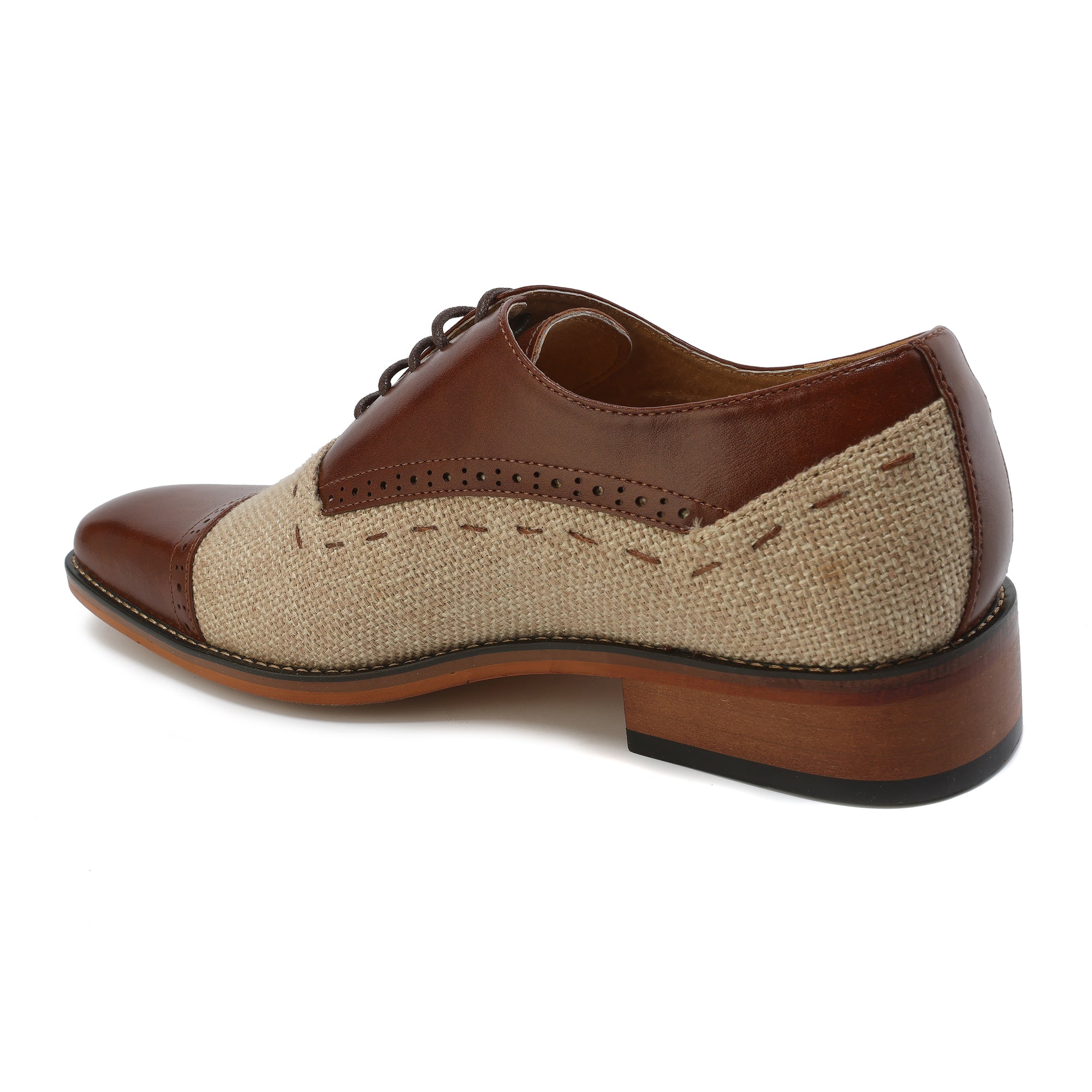 Gino Vitale Lace-Up Cap Toe Oxford