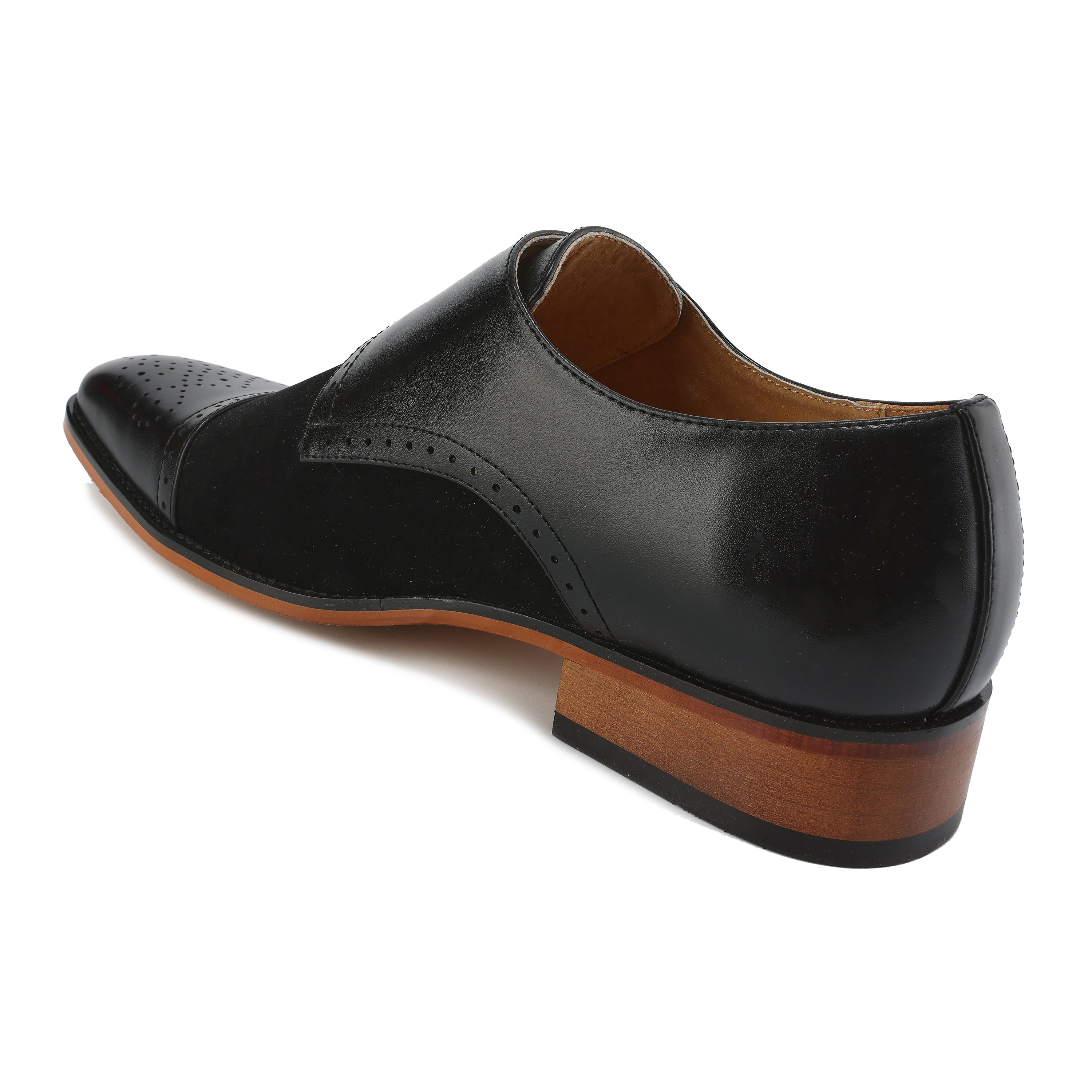 Men's Double Monk Strap Two-Tone Loafer
