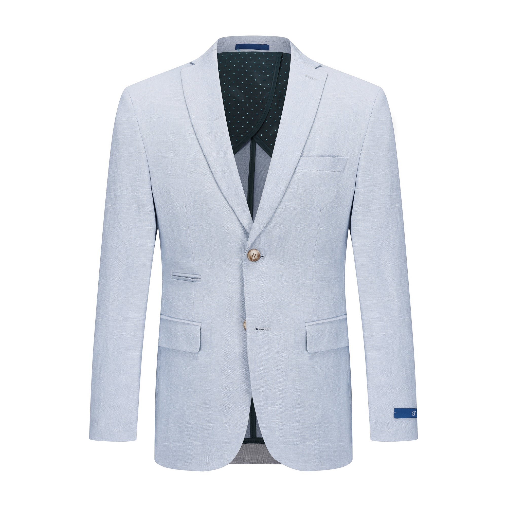 Gino Vitale Men's Slim Fit Linen-Blend Blazer