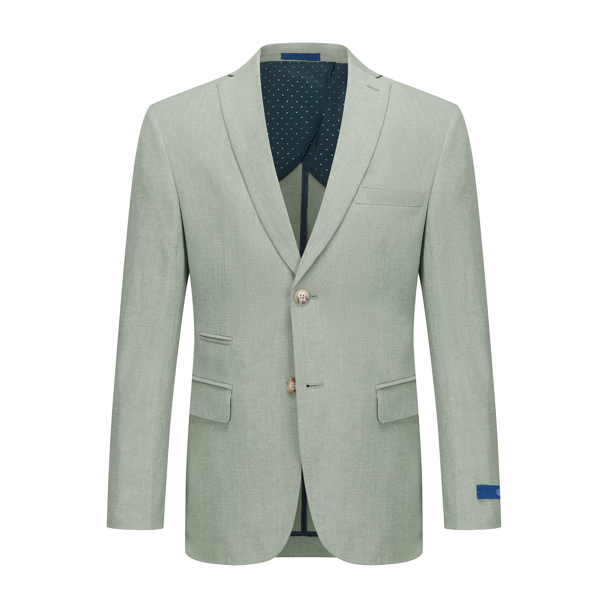 Gino Vitale Men's Slim Fit Linen-Blend Blazer