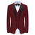 Men's Slim-Fit 3PC Satin Peak Lapel Tuxedo