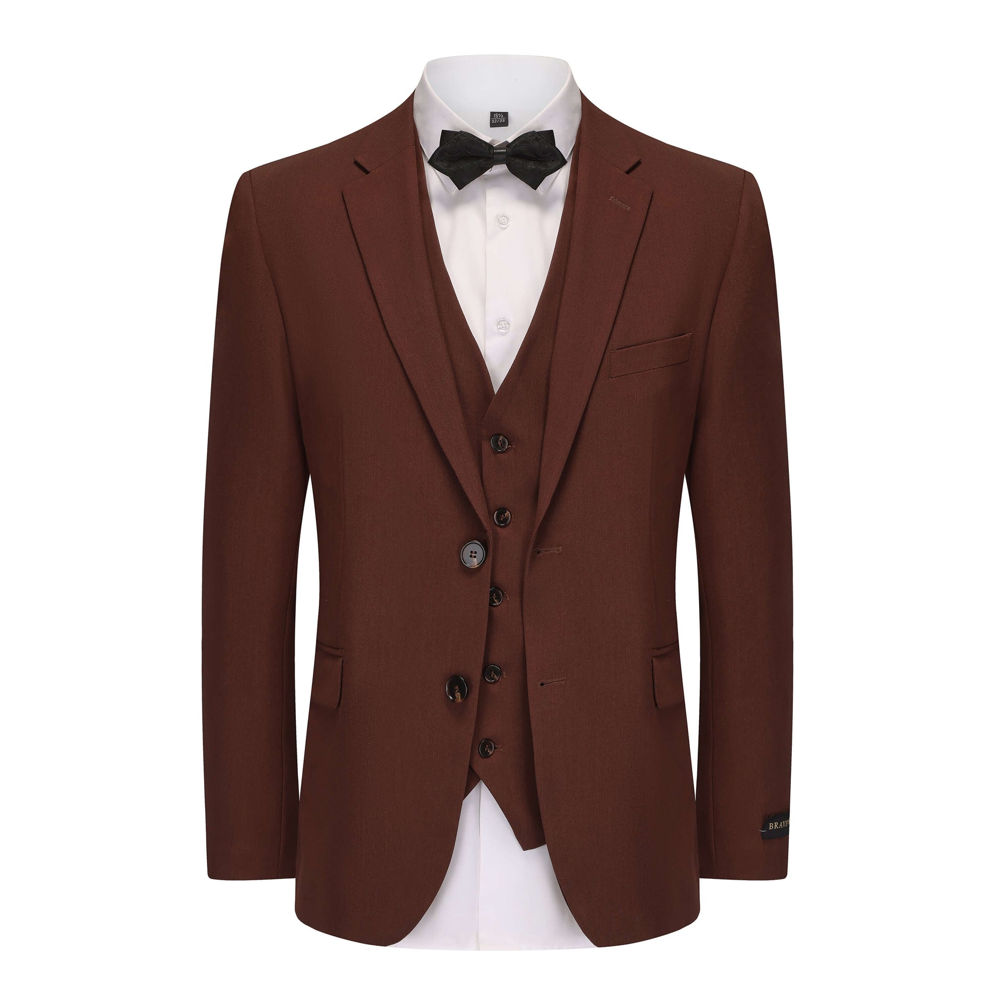 Men's 3-Piece Classic Fit Performance Stretch Suit