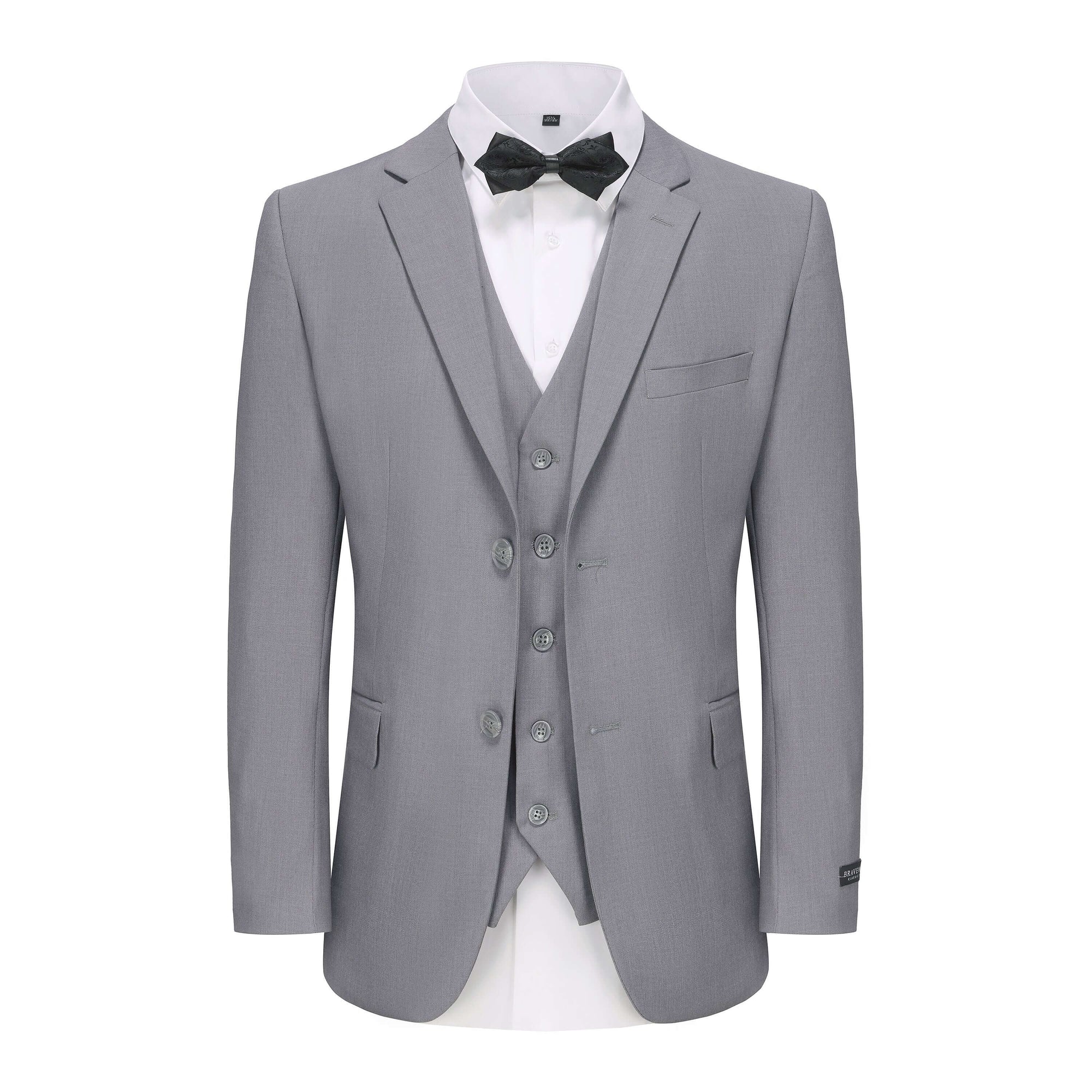 Men's 3-Piece Classic Fit Performance Stretch Suit