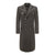 Men's Double-Breasted Knee Length Wool Blend Three Button Long Jacket Overcoat Top Coat Daily Haute