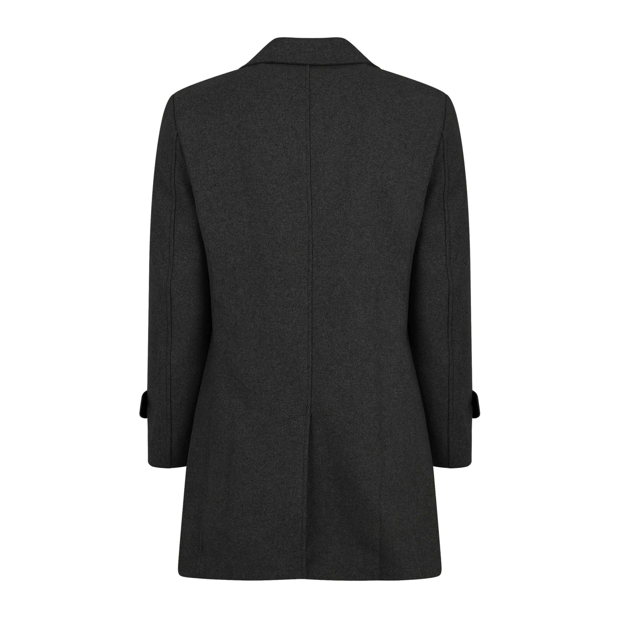 Men's Double Breasted Pea Coat Wool Blend Dress Jacket Peacoat Daily Haute