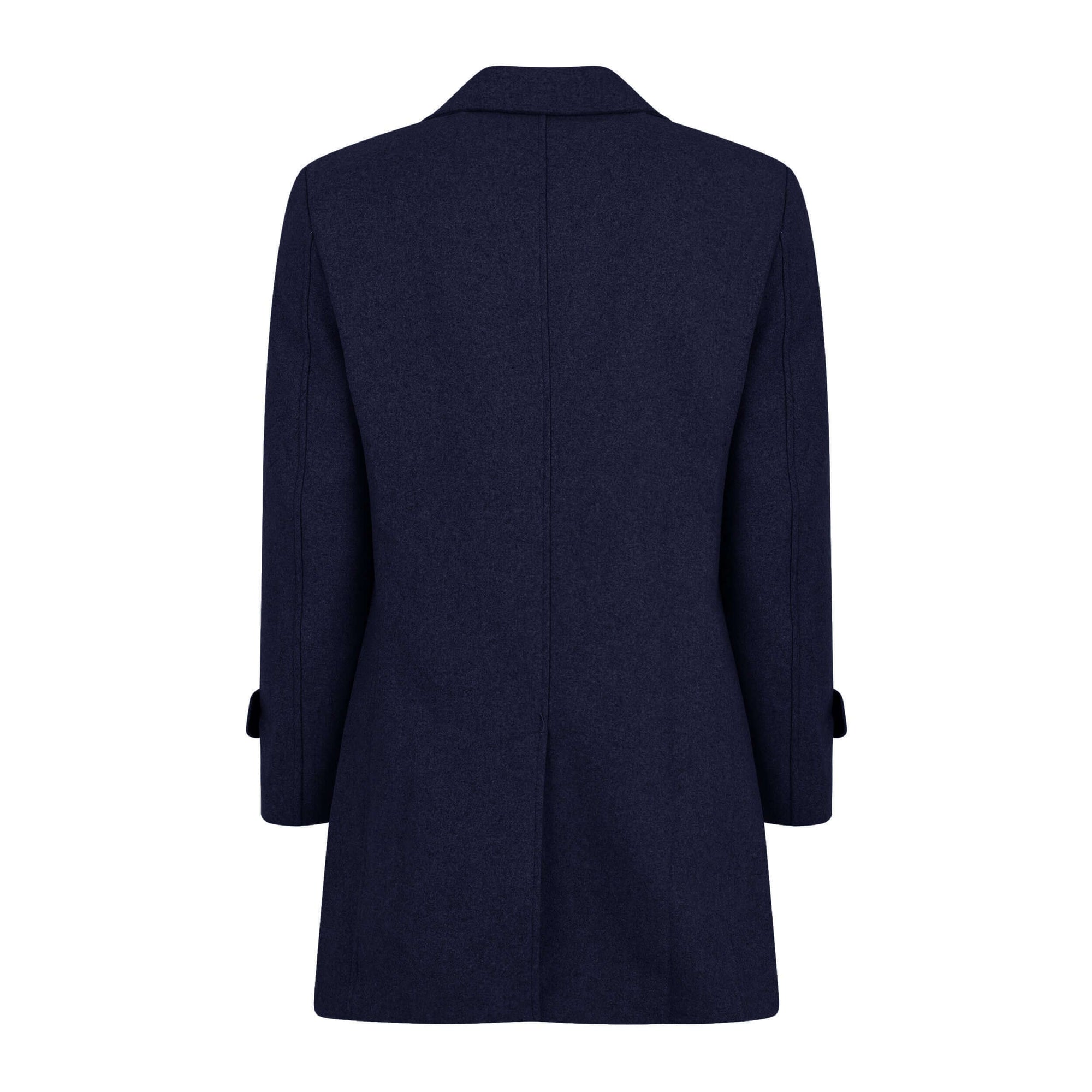 Men's Double Breasted Pea Coat Wool Blend Dress Jacket Peacoat Daily Haute