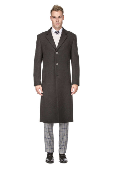 Men's Wool Blend Overcoat