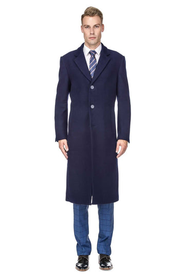 Men's Wool Blend Overcoat