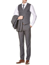 Men's Signature 3-Piece Slim Fit Suits (Black, Navy, Charcoal) Daily Haute