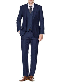 Men's Signature 3-Piece Slim Fit Suits (Black, Navy, Charcoal) Daily Haute