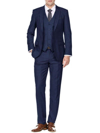 Men's Signature 3-Piece Slim Fit Suits (Black, Navy, Charcoal) Daily Haute