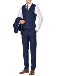 Men's Signature 3-Piece Slim Fit Suits (Black, Navy, Charcoal) Daily Haute