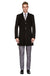 Men's Tailored Wool Blend Notch Collar Wool Blend Walker Car Coat Jacket Daily Haute
