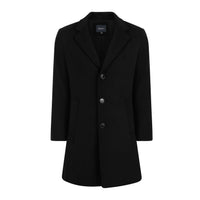 Men's Tailored Wool Blend Notch Collar Wool Blend Walker Car Coat Jacket Daily Haute