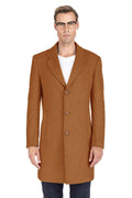 Men's Tailored Wool Blend Notch Collar Wool Blend Walker Car Coat Jacket Daily Haute