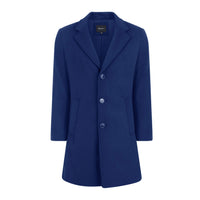 Men's Tailored Wool Blend Notch Collar Wool Blend Walker Car Coat Jacket Daily Haute