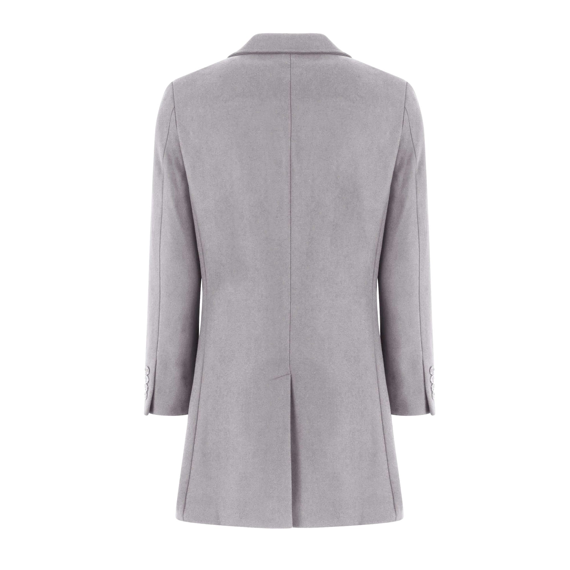 Men's Tailored Wool Blend Notch Collar Wool Blend Walker Car Coat Jacket Daily Haute