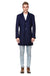 Men's Tailored Wool Blend Notch Collar Wool Blend Walker Car Coat Jacket Daily Haute