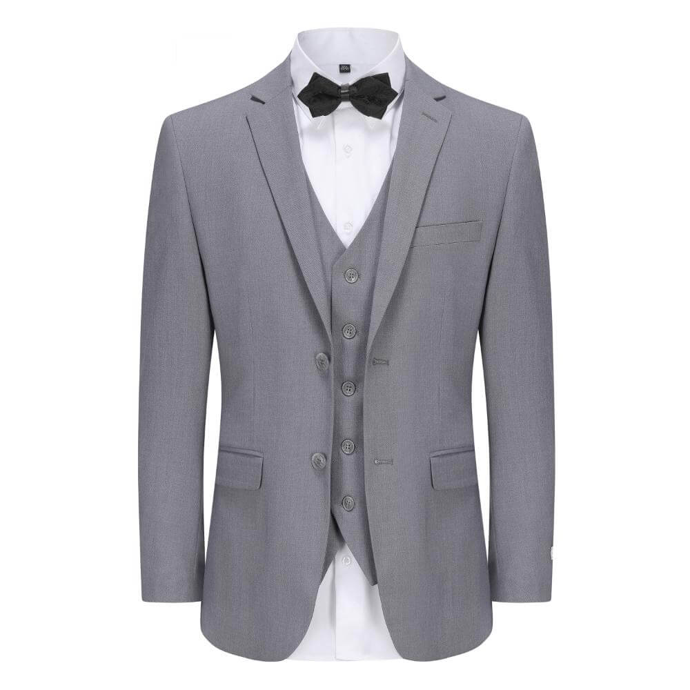 Gino Vitale Men's Skinny Fit 3-Piece Suit