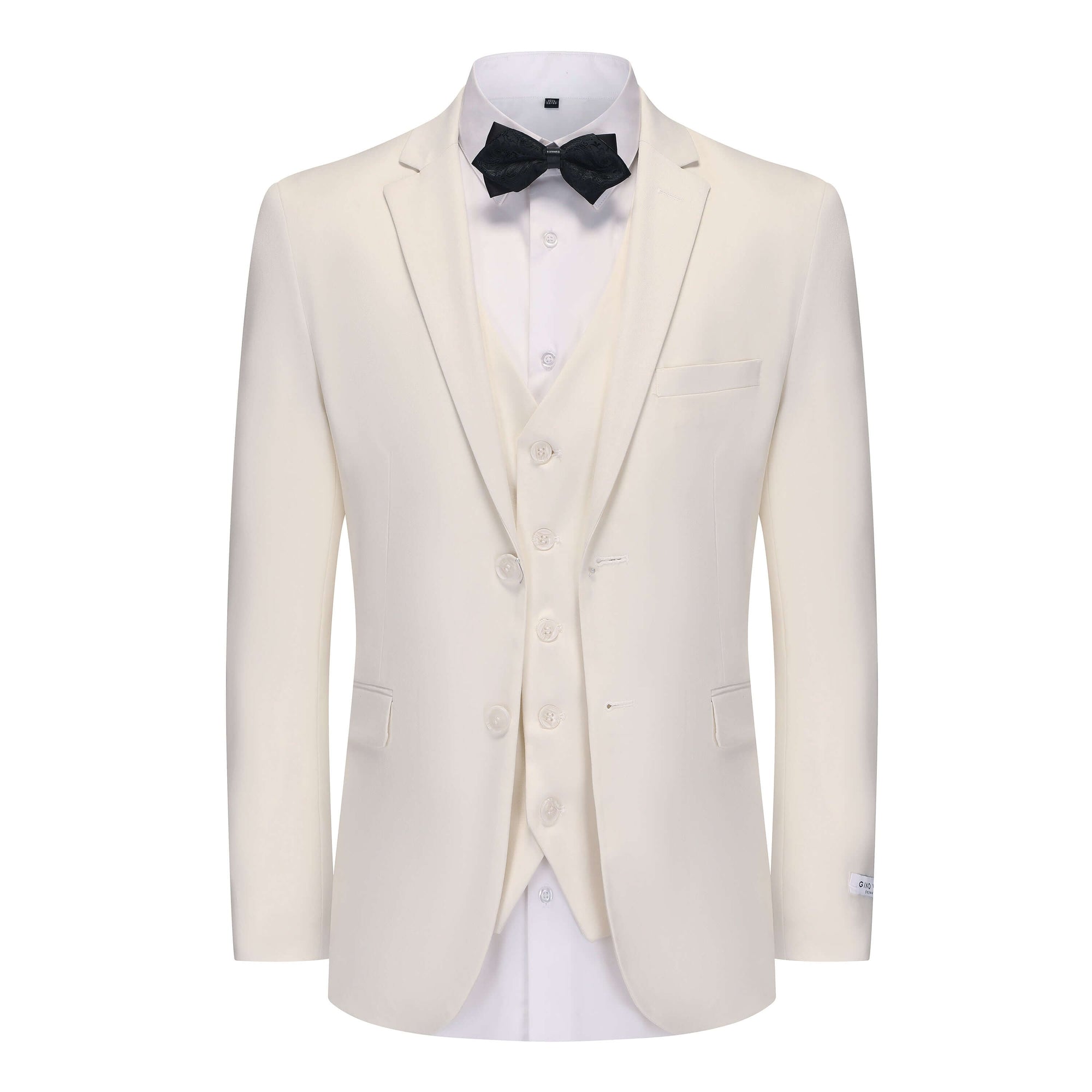 Gino Vitale Men's Skinny Fit 3-Piece Suit