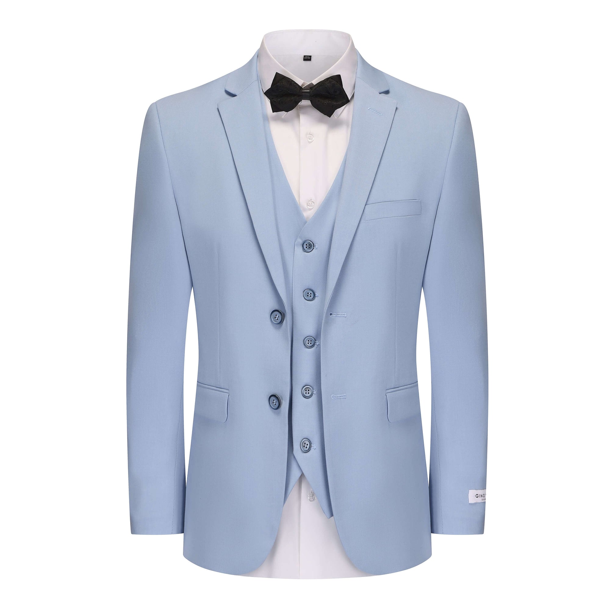 Gino Vitale Men's Skinny Fit 3-Piece Suit