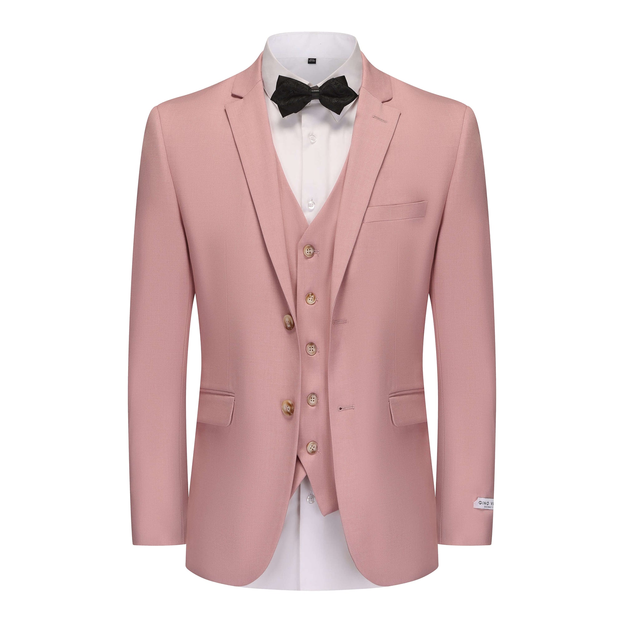 Gino Vitale Men's Skinny Fit 3-Piece Suit