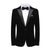 Men's 2-Piece Velvet Birdseye Lapel Slim-Fit Tuxedo With Performance Stretch Pants & Bow Tie Daily Haute