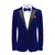 Men's 2-Piece Velvet Birdseye Lapel Slim-Fit Tuxedo With Performance Stretch Pants & Bow Tie Daily Haute