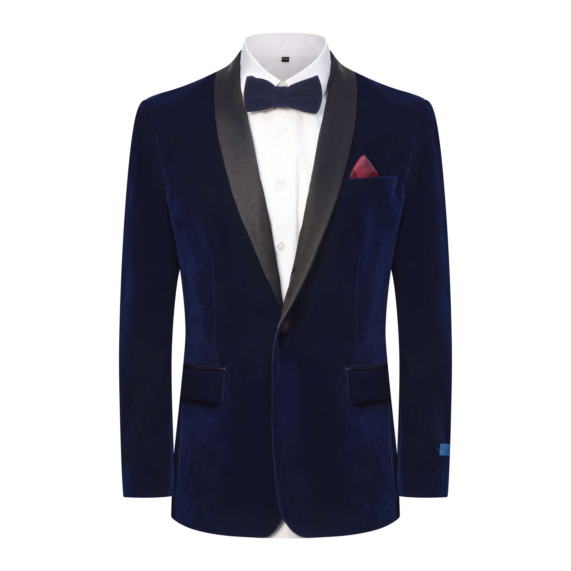 Men's Slim-Fit Velvet Shawl Lapel Tuxedo Set