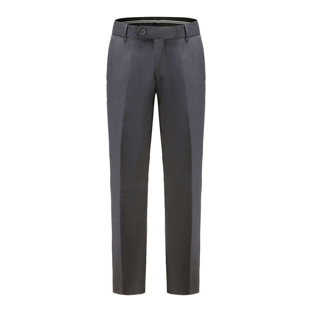 #charcoal Men's Slim-Fit 3PC Satin Peak Lapel Tuxedo Daily Haute