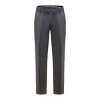#charcoal Men's Slim-Fit 3PC Satin Peak Lapel Tuxedo Daily Haute