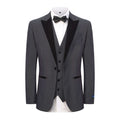 Men's 3-Piece Peak Lapel Satin Trim Tuxedo