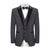 Men's 3-Piece Peak Lapel Satin Trim Tuxedo with Subtle Sheen
