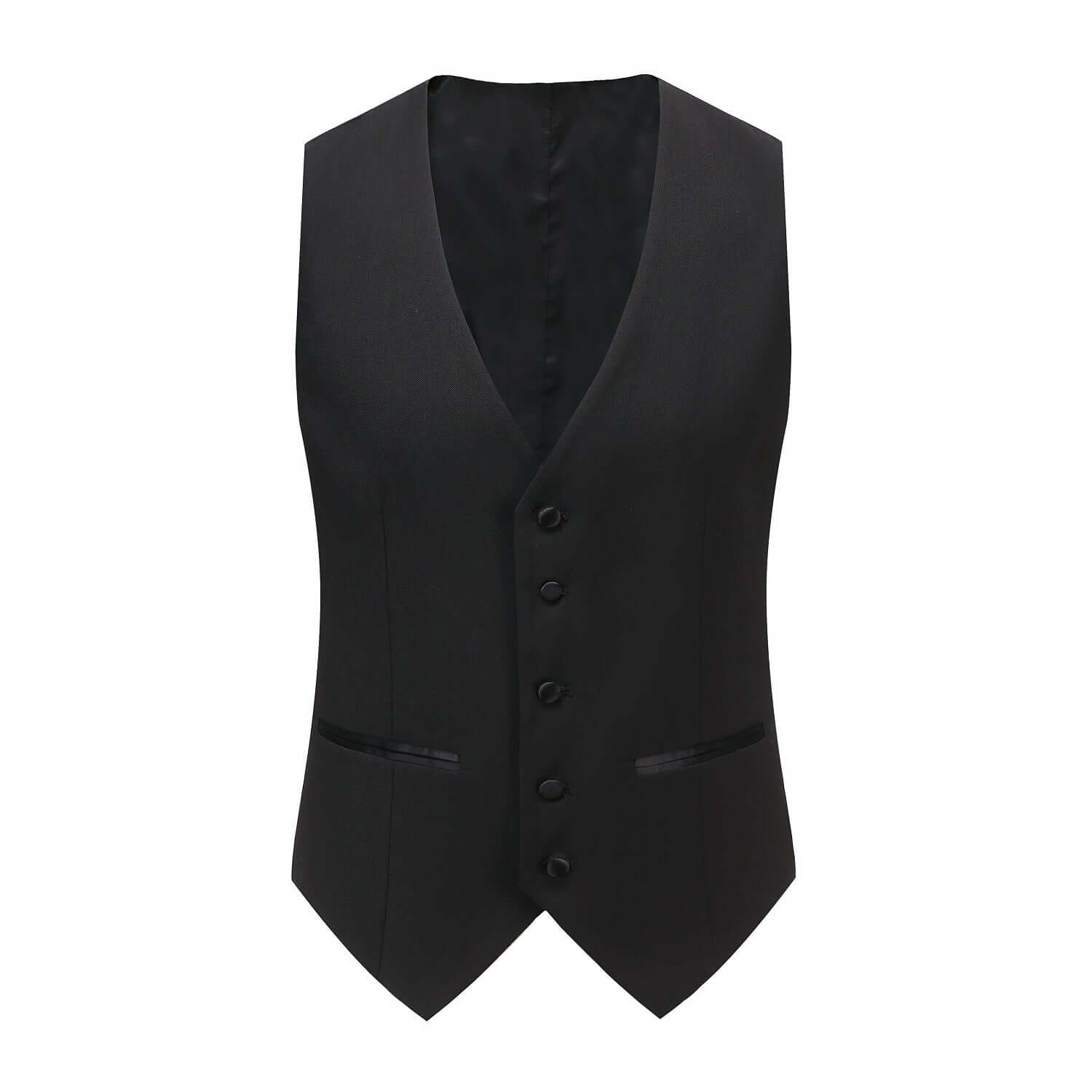 #black Braveman Men's Premium 3 Pc Shawl Lapel Slim Fit Tuxedo Set DAILYHAUTE
