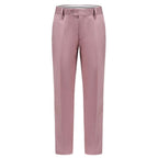 #dusty-rose Braveman Men's Premium 3 Pc Shawl Lapel Slim Fit Tuxedo Set DAILYHAUTE